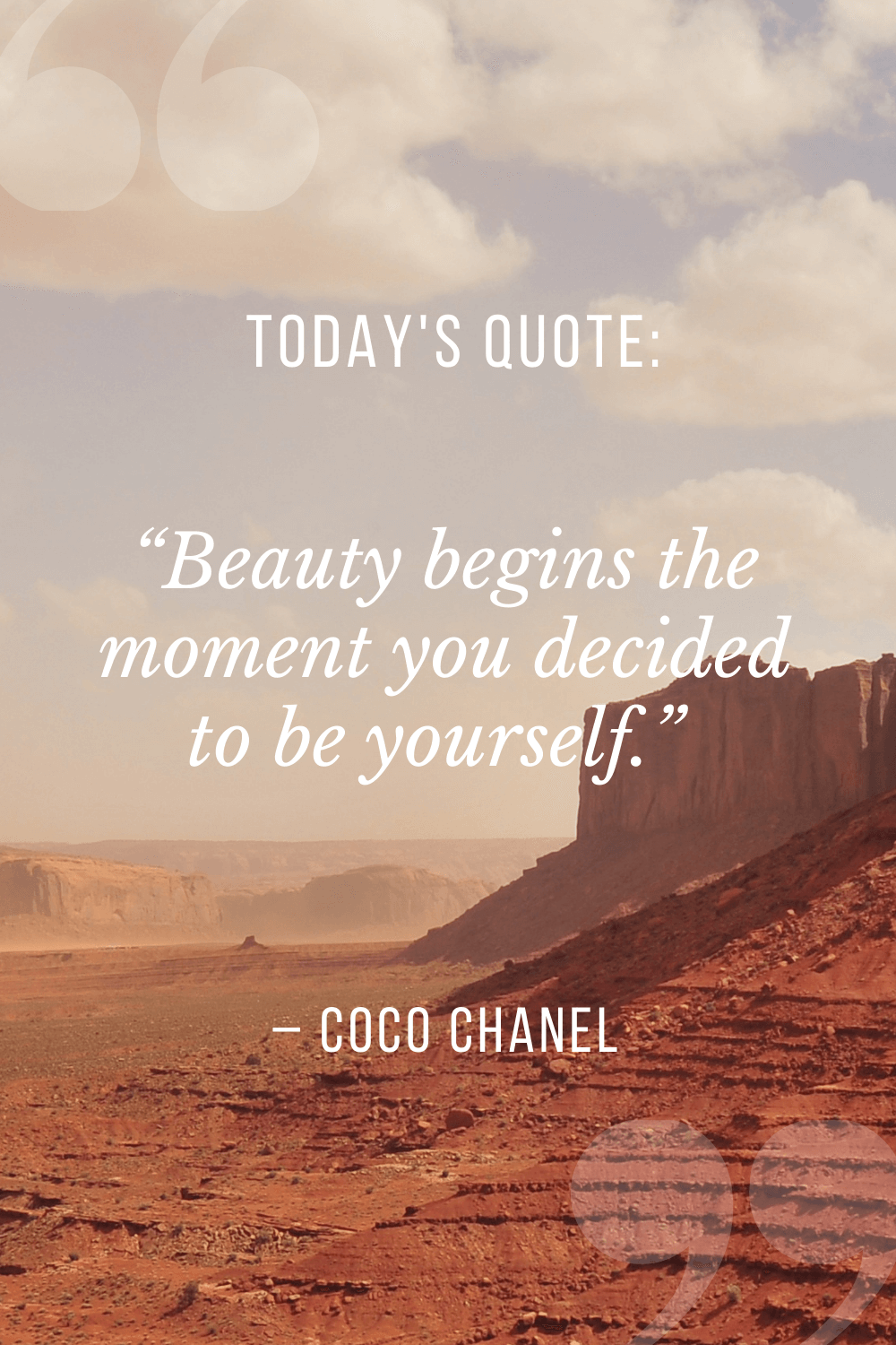 self love quote by coco chanel