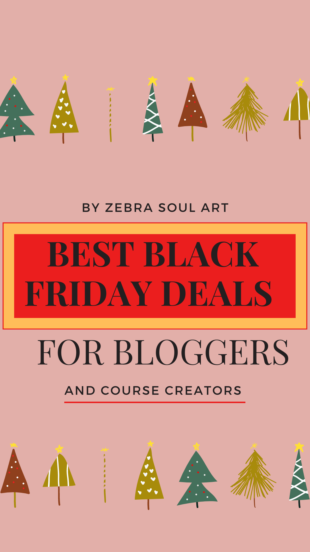 BLACK friday deals bloggers course creators