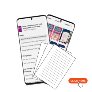 mockup of two smartphones and notesheets