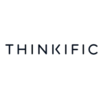 thinkific schwarz weiss logo-15 große onlinekursplattformen im vergleich